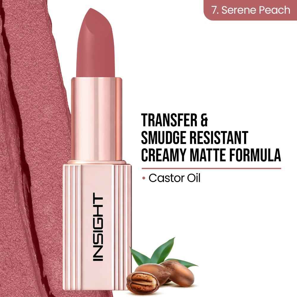 Buy INSIGHT Soft Blur Matte Lipstick - Serene Peach 4.2 gm - Purplle
