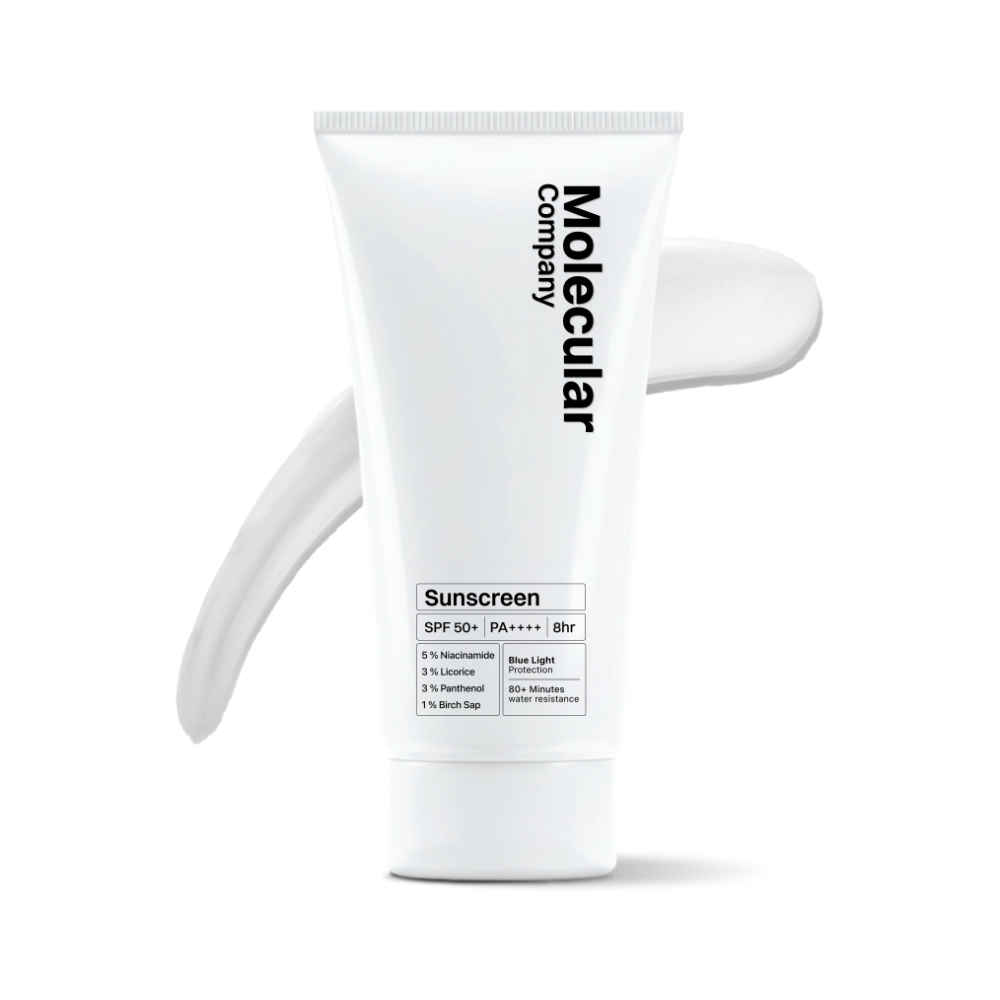 Buy Molecular Company | SPF 50+ Pa++++| Moisturising Gel Sunscreen ,For Oily, Dry, Sensitive, Combination, Dull, Acne Prone Skin| 50 gm - Purplle