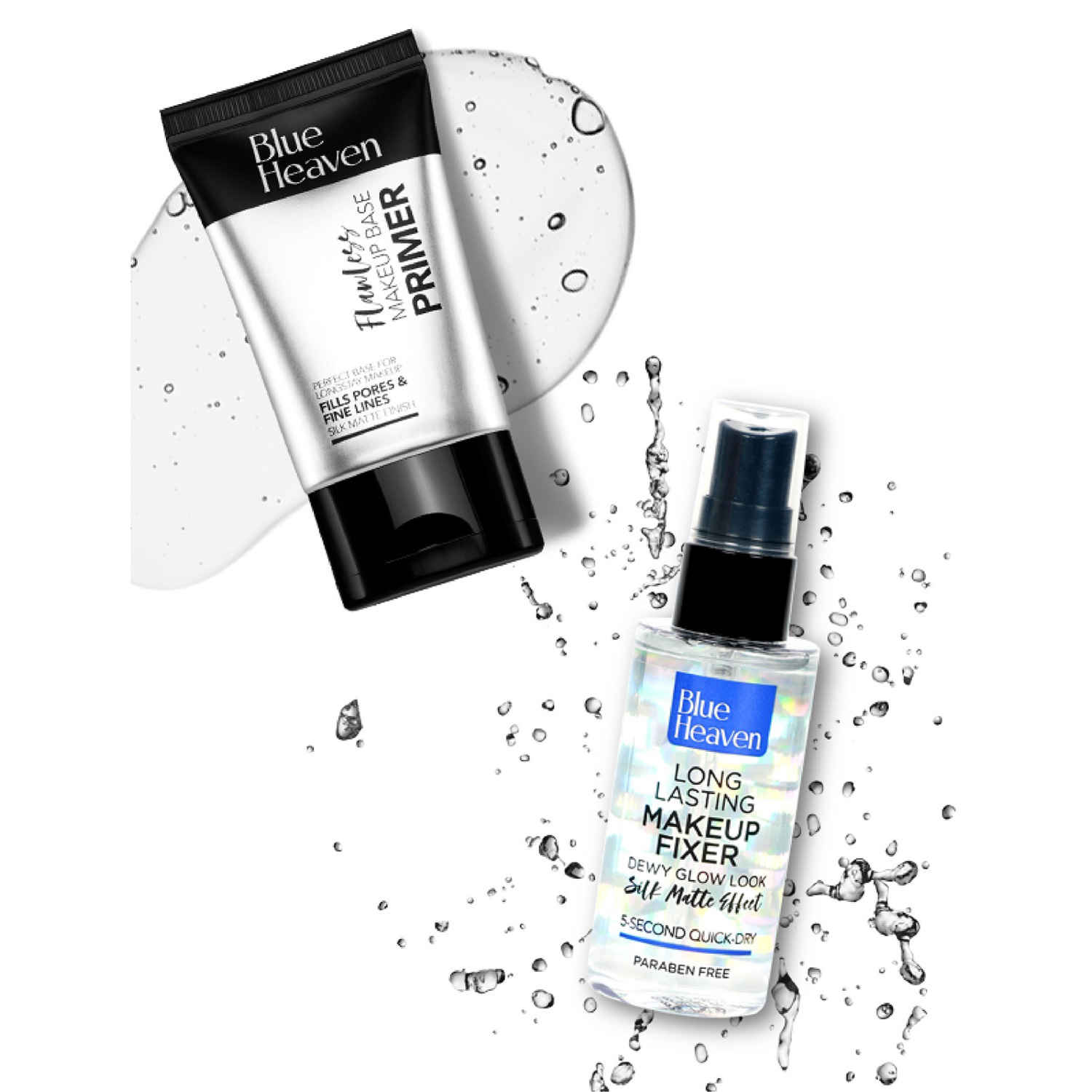 Buy Blue Heaven Primer and Fixer Combo set, 30 gm + 60 ml - Purplle