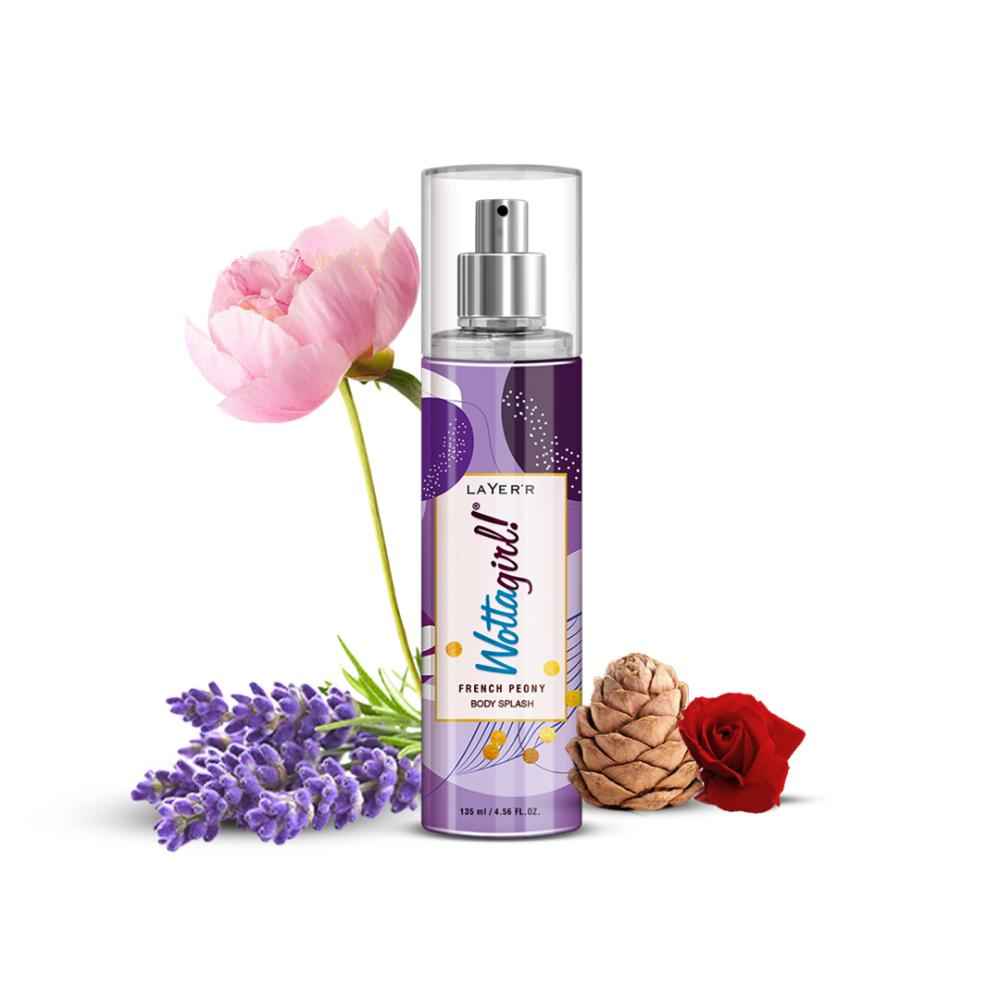 Buy Layerr Wottagirl ! Fragrant Body Splash - FRENCH PEONY 135 ml | fragrance for women | body mist for women - Purplle