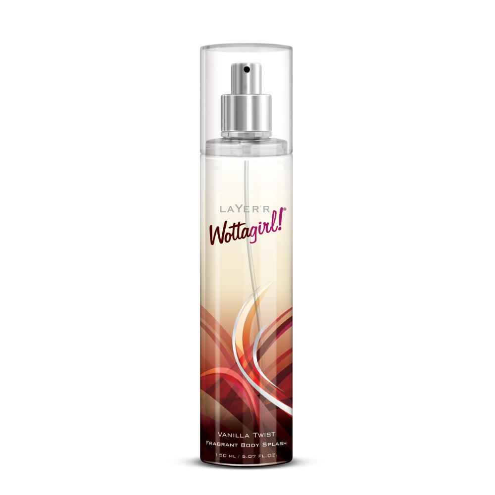 Buy Layerr Wottagirl ! Fragrant Body Splash - VANILLA TWIST 150 ml | fragrance for women | body mist for women - Purplle