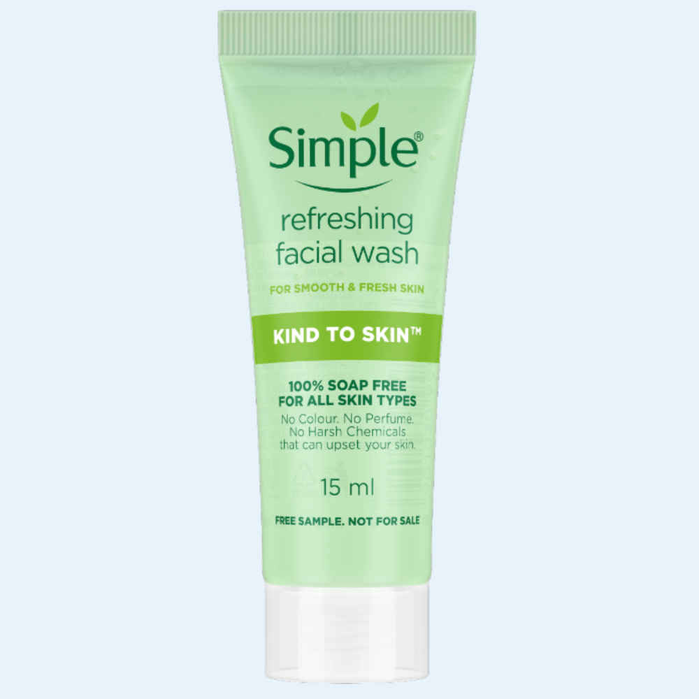 Buy Simple Refreshing Facial Wash - 15 ml - Purplle