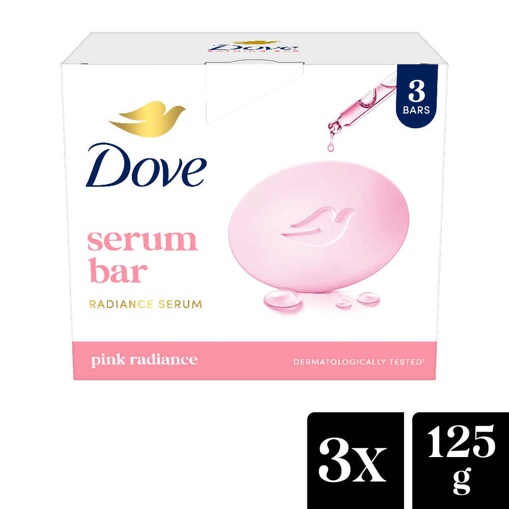 Buy Dove Pink Rosa Beauty Bar - Soft, Smooth, Moisturised Skin, 3x125 gm - Purplle