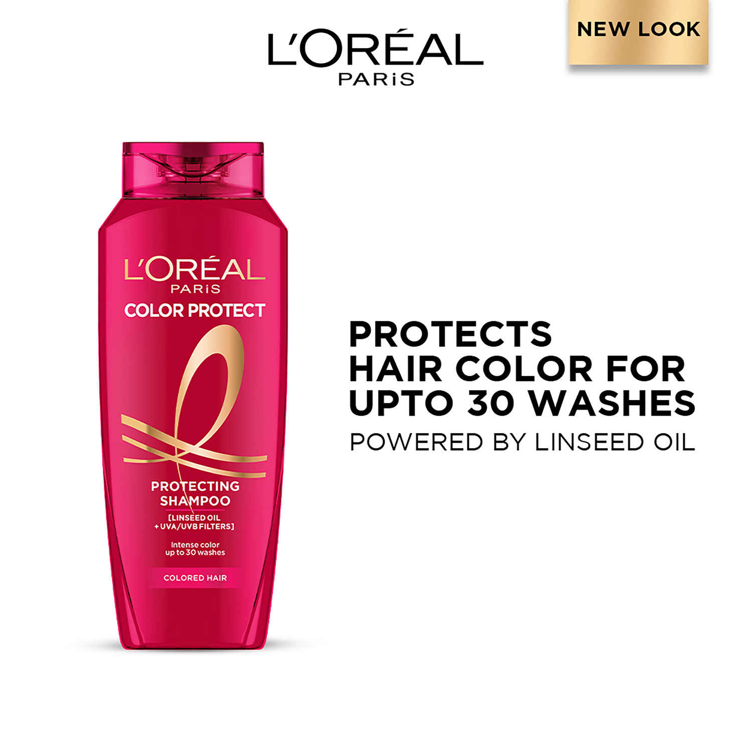 Buy L'Oreal Paris Color Protect Shampoo, Vibrant & Revived Colour, For Colour-treated Hair, Protects from UVA & UVB, 340 ml - Purplle