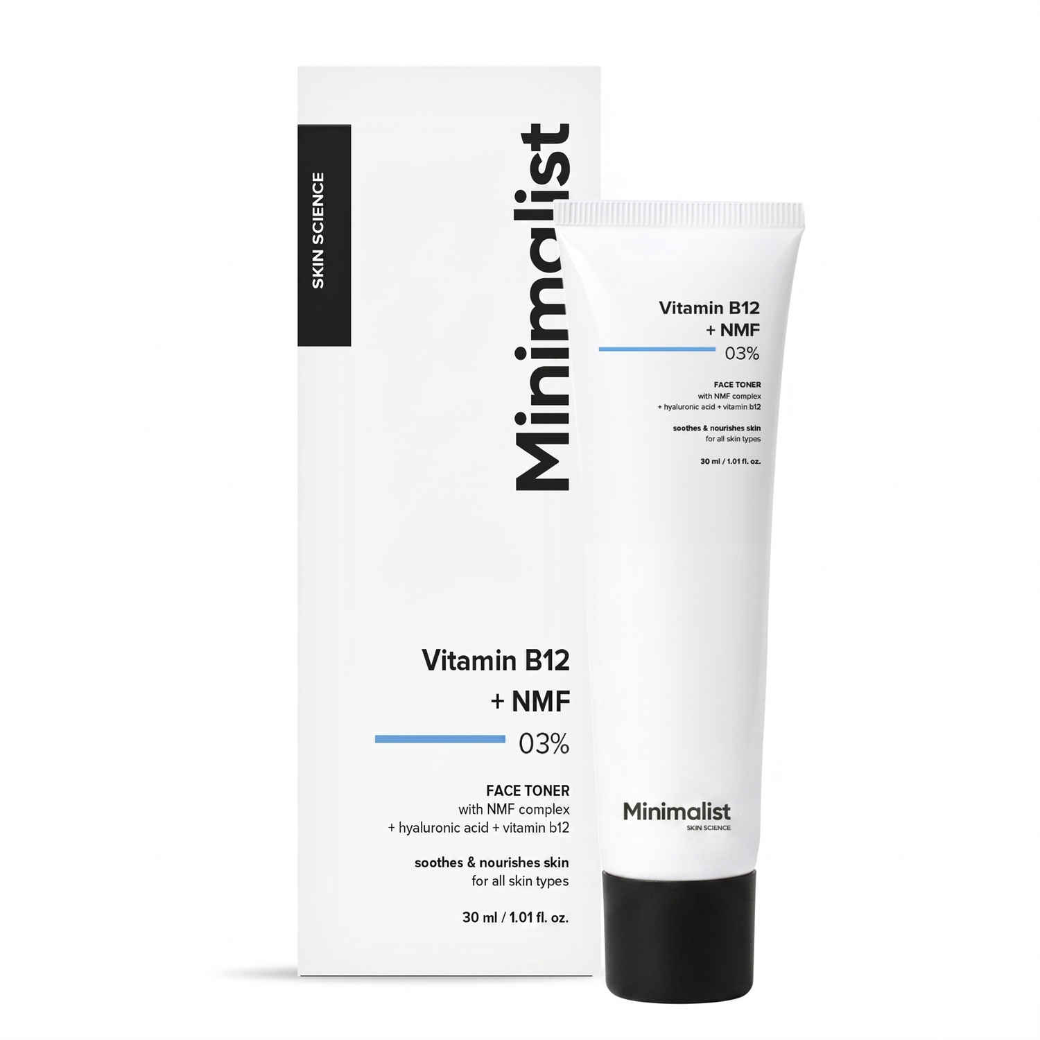 Buy Minimalist Vitamin B12 + NMF 03% Face Toner 30 ml - Purplle