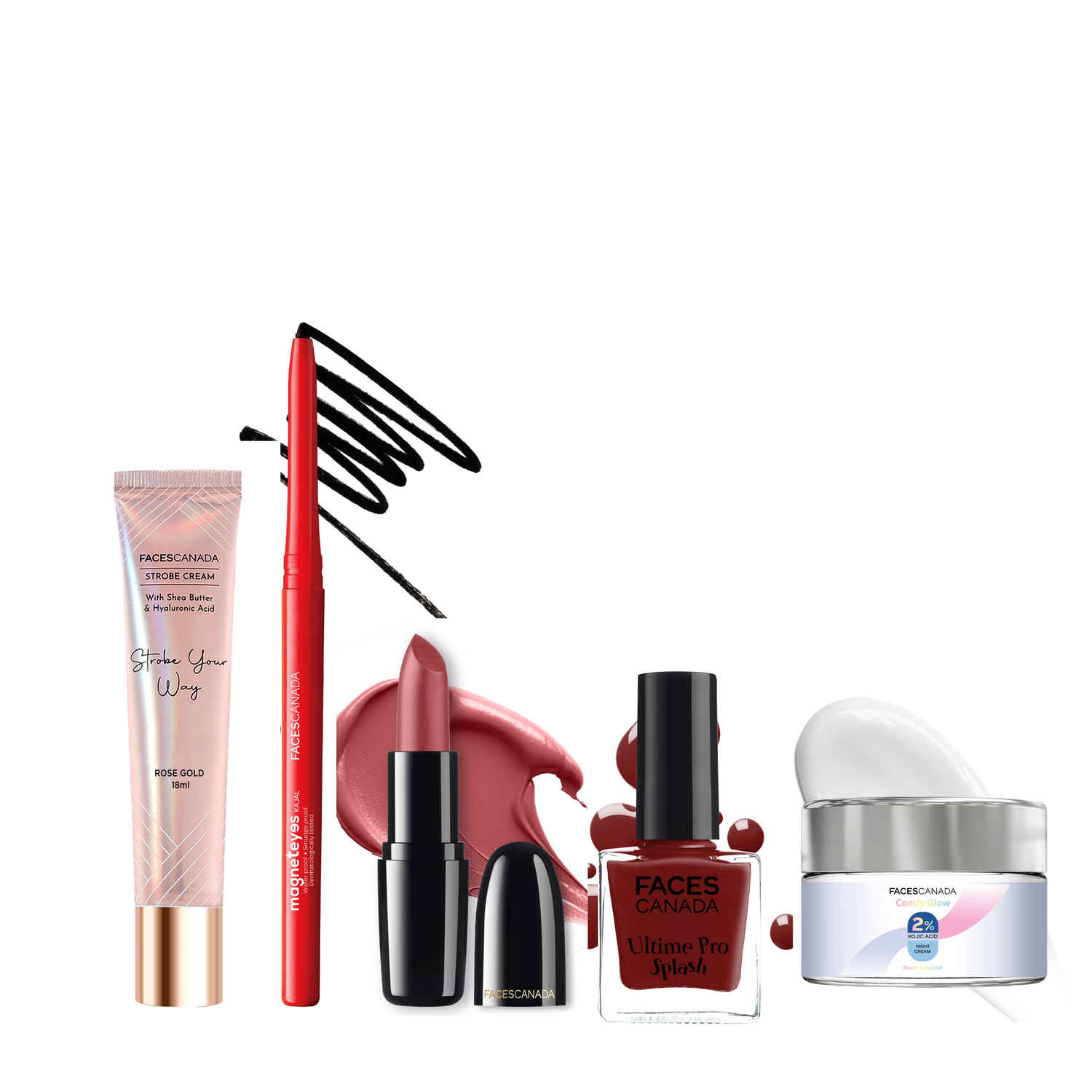 Buy FACES CANADA Winter Radiant Glow Combo | Pack of 5 - Purplle