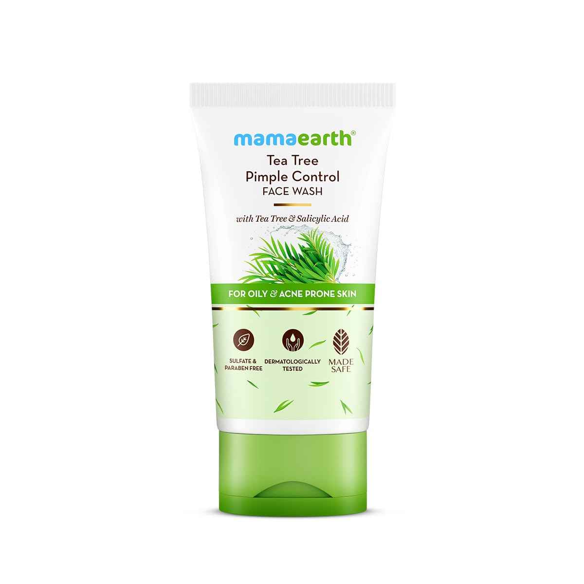 Buy Mamaearth Tea Tree pimple Control Face Wash with Tea Tree & Salicylic Acid for Normal to Oily Skin - 150 ml Up to 12 Hrs Oil Control | Cleanses Gently | Controls Acne & Pimples - Purplle