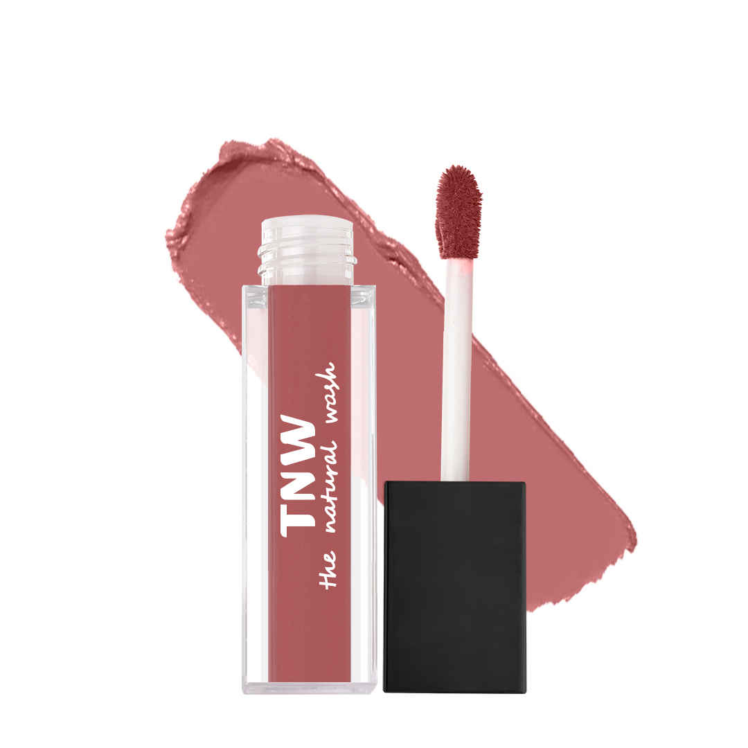 Buy TNW The Natural Wash Matte Velvet Longstay Liquid Lipstick Mini with Macadamia Oil and Argan Oil - 03 | Transferproof | Pigmented | Magical Mauve | Mauvey Pink 1.2 ml - Purplle