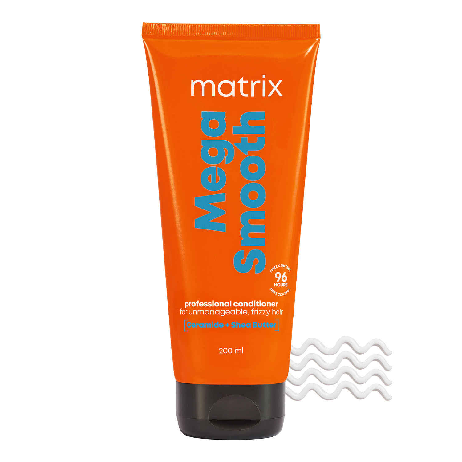 Buy Matrix Mega Smooth Conditioner for Frizzy Hair with Shea Butter and Ceramides for Max Smoothness for 4 Days for All Hair Types Used by 1 Lakh Hairstylists Paraben Free Professional Treatment, 200 ml - Purplle