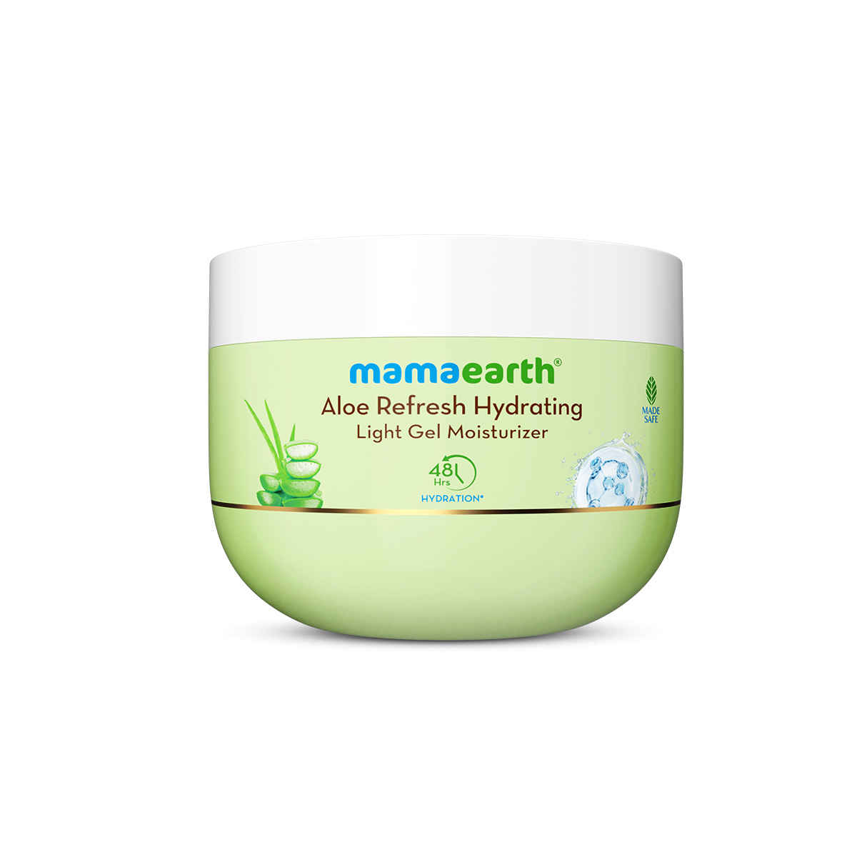 Buy Mamaearth Aloe Refresh Hydrating Light Gel Moisturizer with Aloe Vera & HA 200 gm | Long-lasting Non-sticky Hydration | Oil-free, Lightweight & Quick-absorbing |Free from Harmful Chemicals |Soothes Skin - Purplle