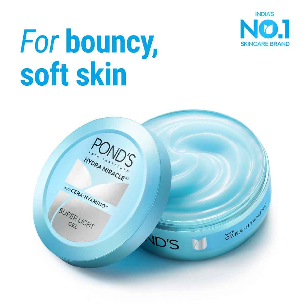 Buy Ponds Super Light Gel Oil-Free Moisturize With Cera-Hyamino (200 ml) - Purplle