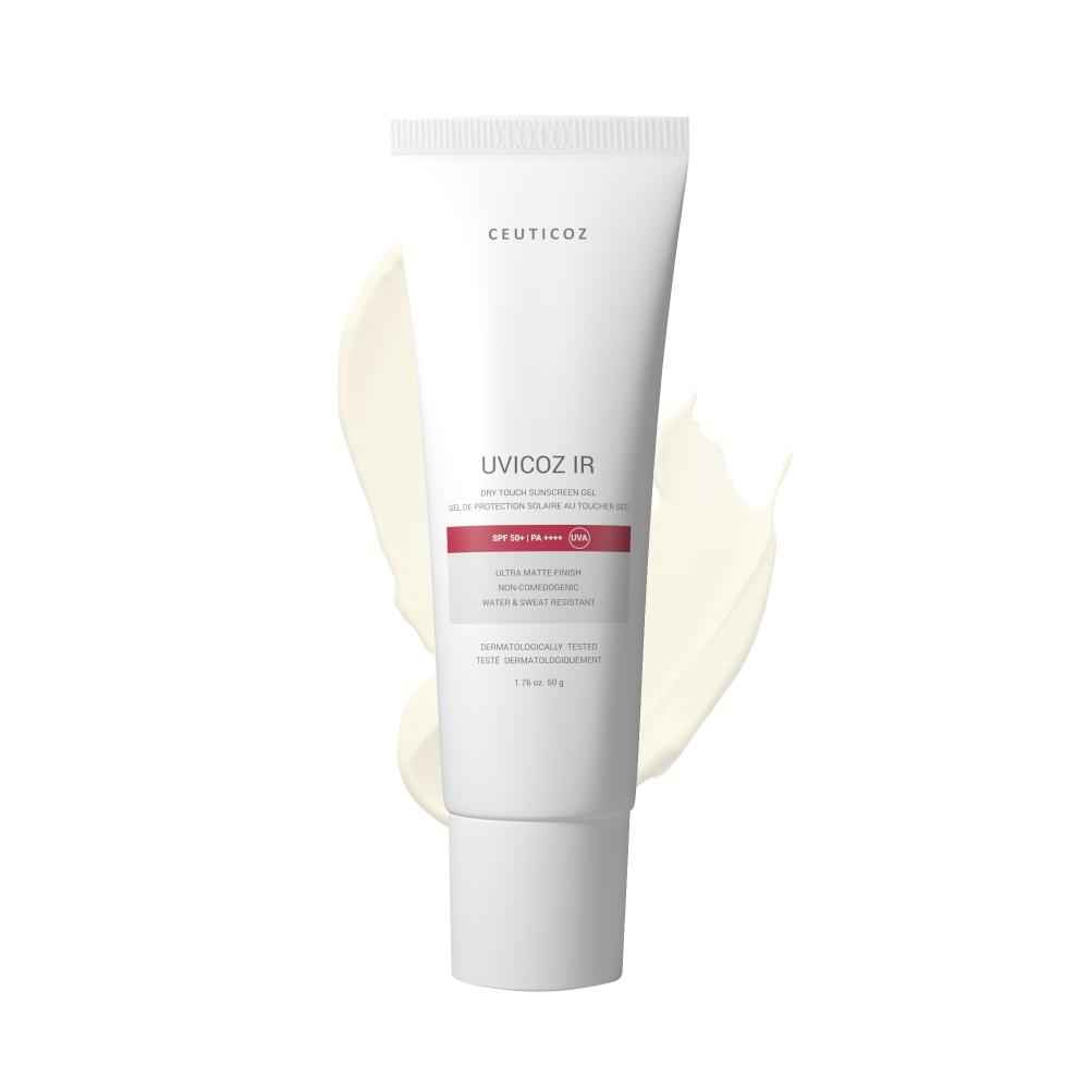 Buy Ceuticoz Uvicoz IR Dry Touch SPF Gel Sunscreen 50 gm - Purplle