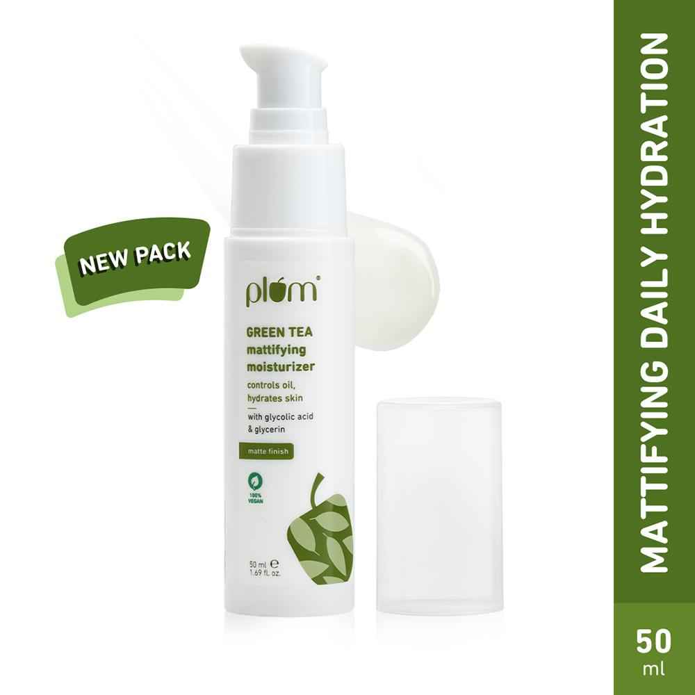 Buy Plum Green Tea Mattifying Moisturizer (50 ml) - Purplle