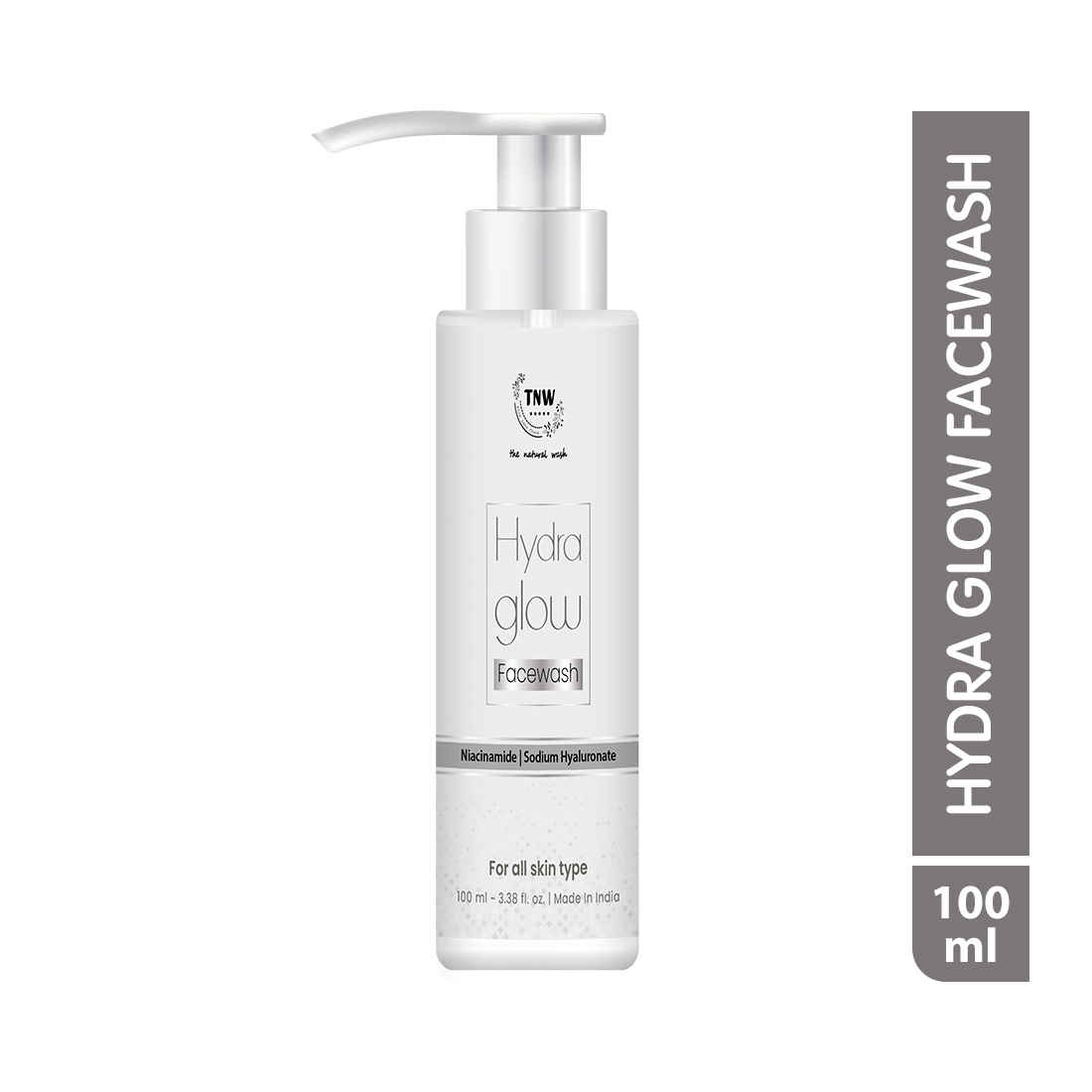 Buy TNW The Natural Wash Hydra Glow Facewash | Hydrating, Brightening & Soothing | Niacinamide & Sodium Hyaluronate | 100 ml - Purplle