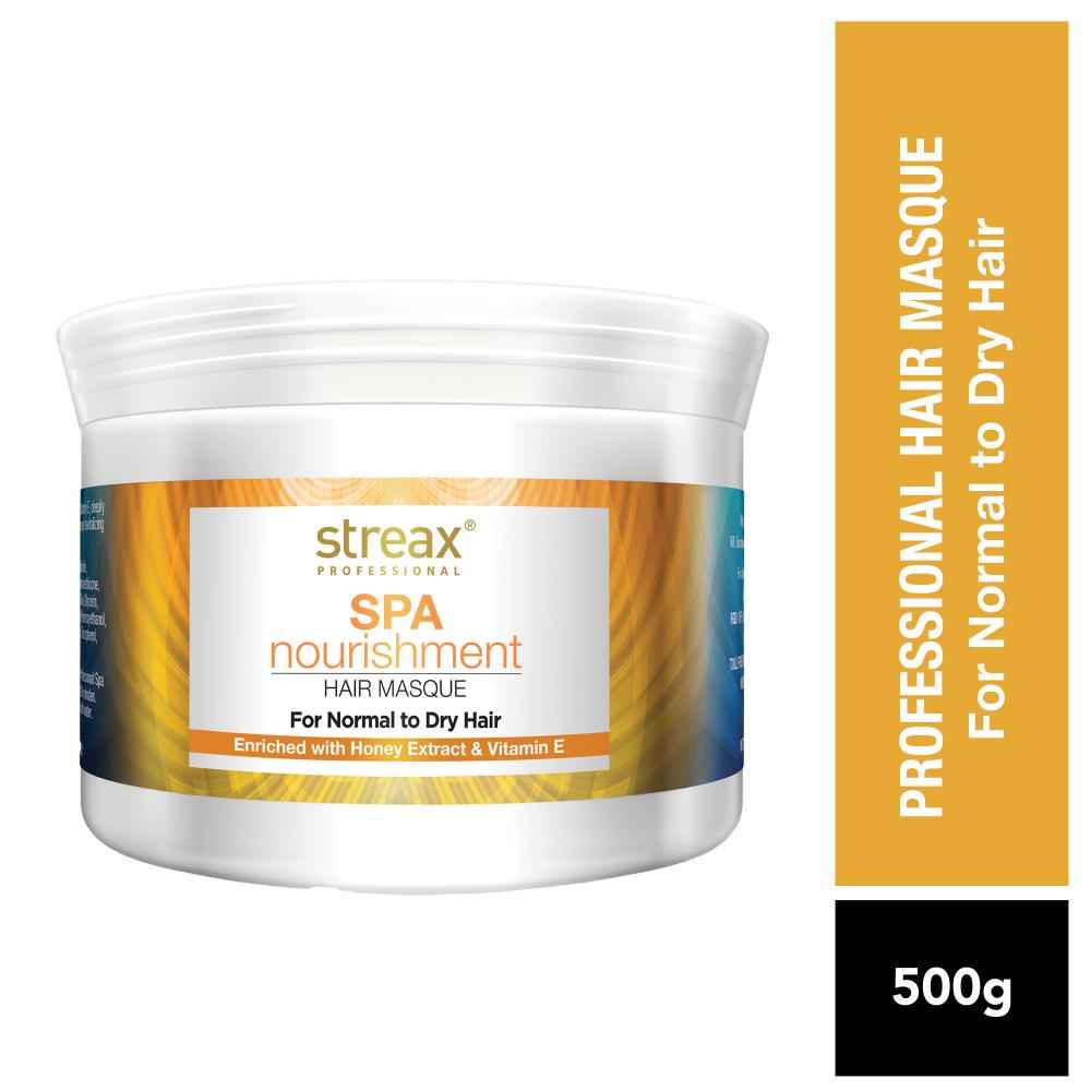 Buy Streax Professional Spa Nourishment Honey Hair Masque, For Normal to Dry Hair, 500 gm - Purplle