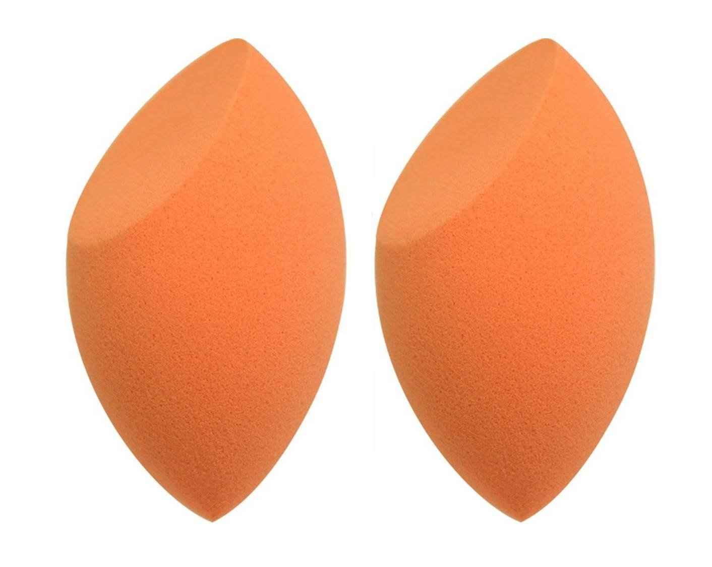 Buy AY Cut Shape Make up Sponge Puff (Colour may Vary) - Pack of 2 Piece - Purplle