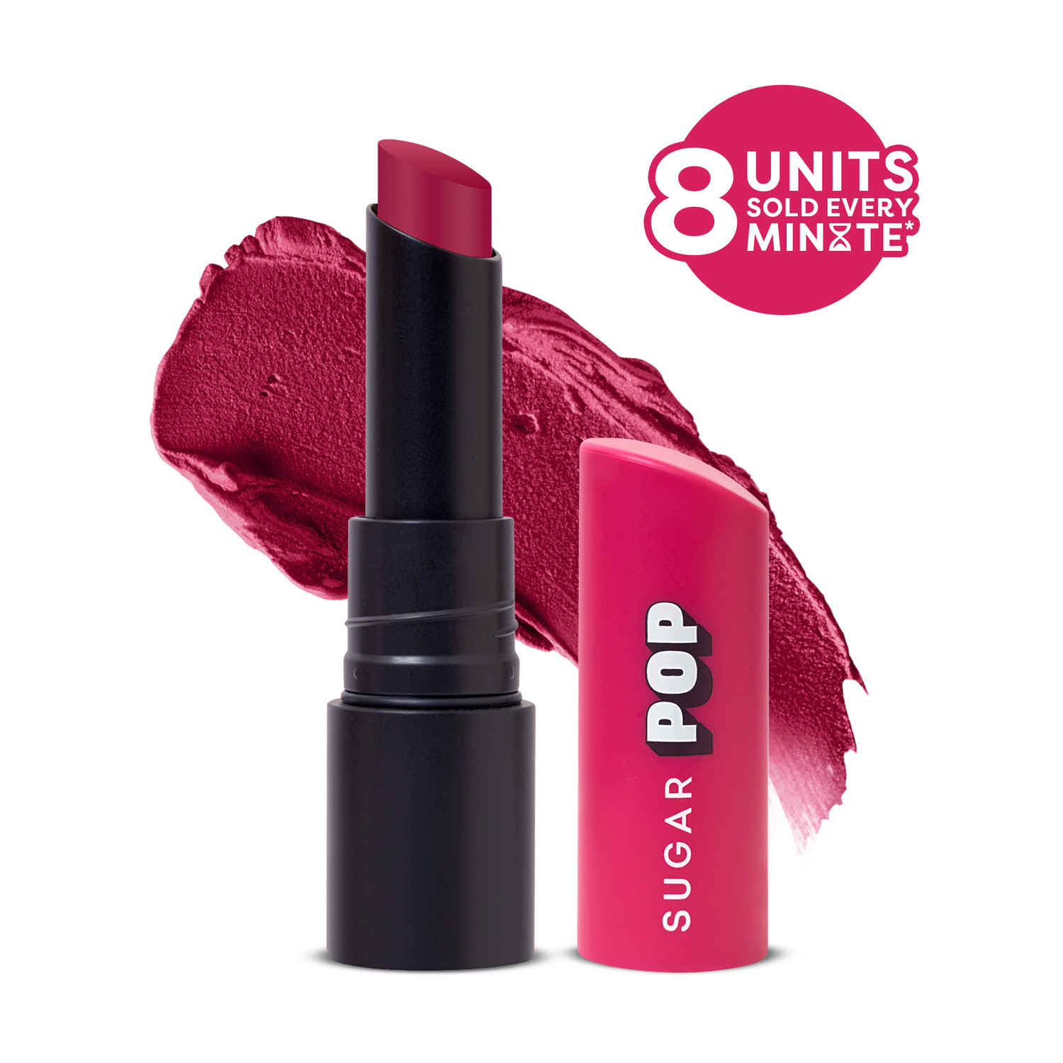 Buy SUGAR POP Ultrastay Transferproof Lipstick 12 Berry Burst - Waterproof | Smudgeproof 4 gm - Purplle