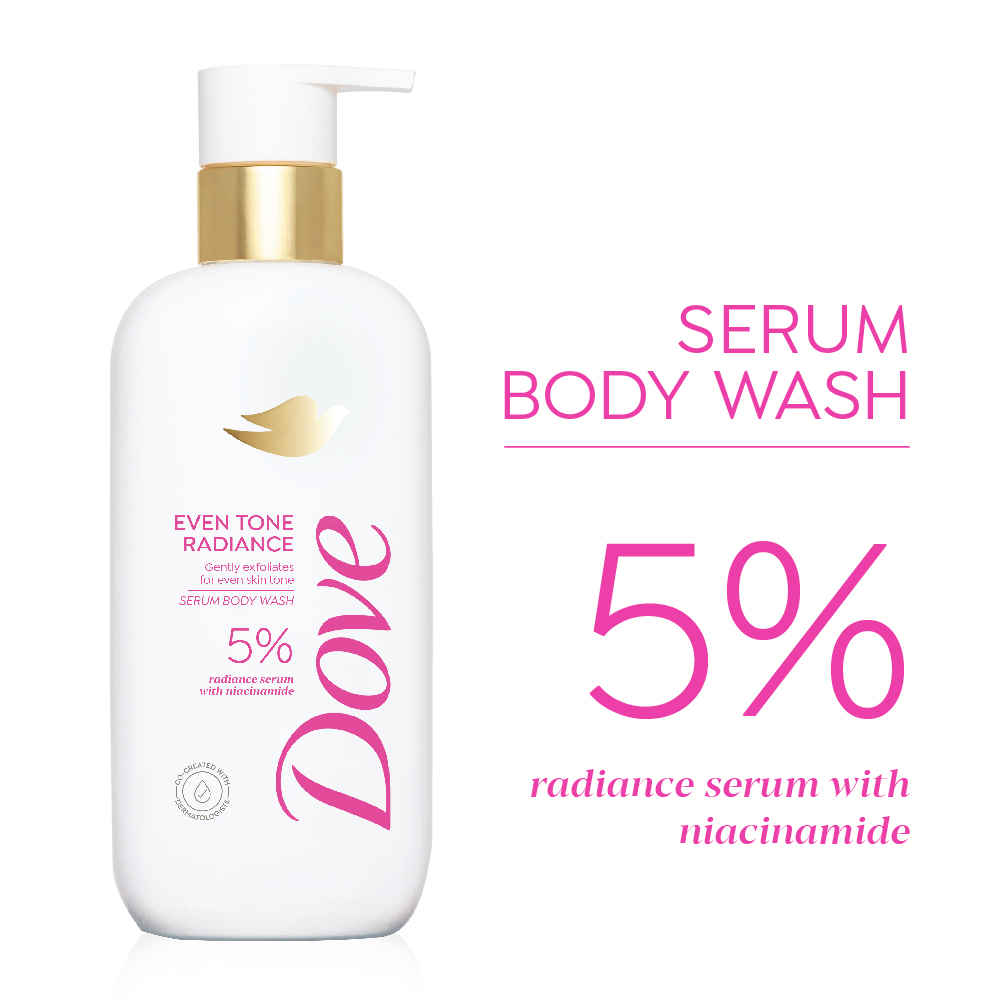 Buy Dove 5% Radiance Serum with Niacinamide Even Tone Bodywash 300 ml - Purplle