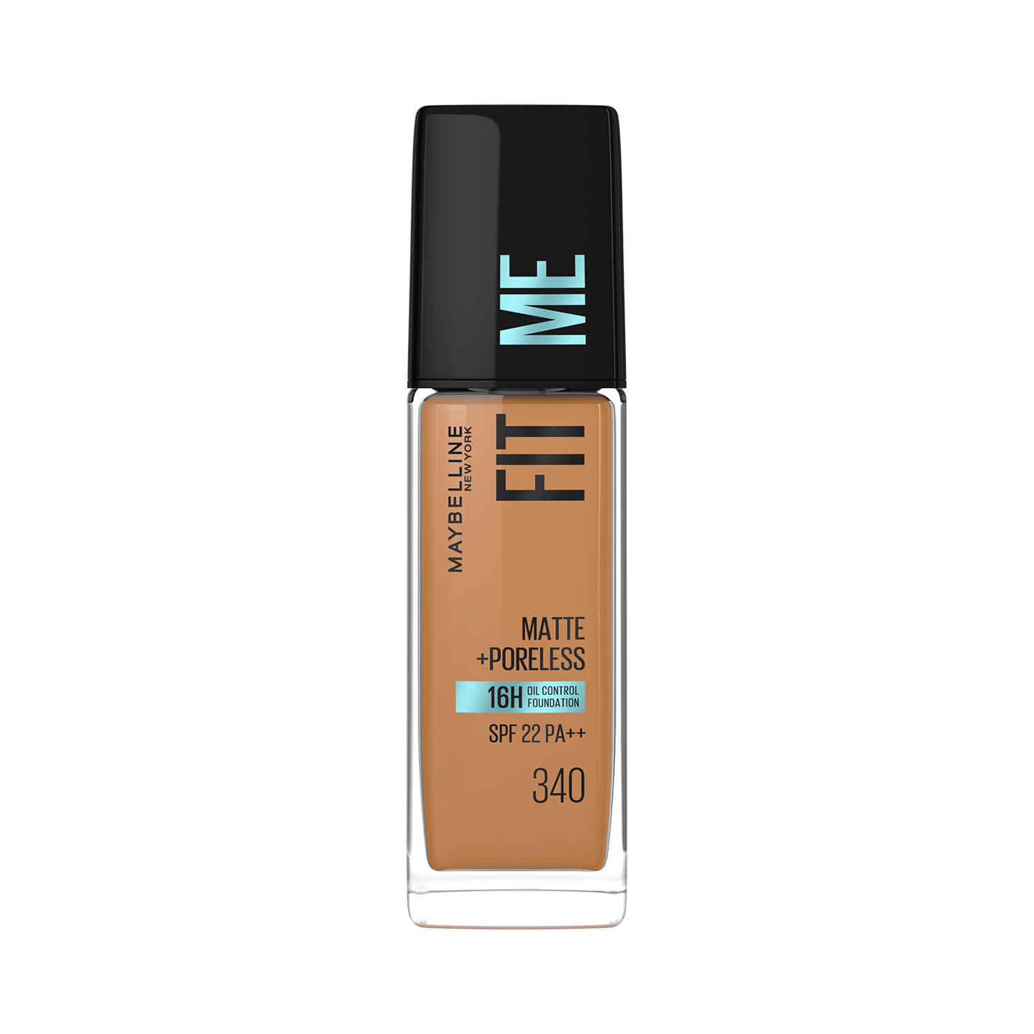 Buy Maybelline New York Fit Me Matte+Poreless Liquid Foundation 16H Oil Control - 340 Cappuccino, 30 ml - Purplle