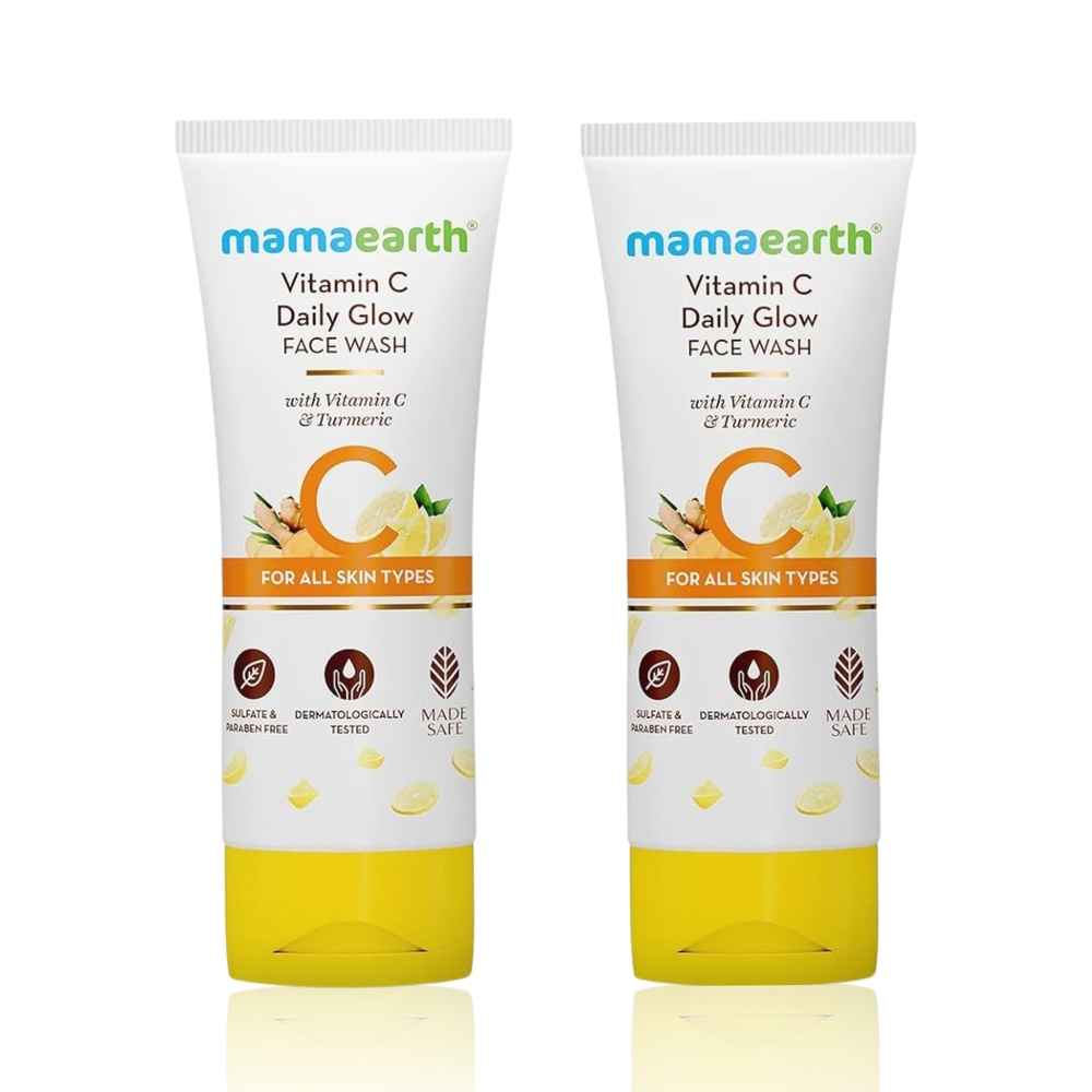 Buy Mamaearth Vitamin C Face Wash With Vitamin C And Turmeric For Skin Illumination (100 ml*2) - Purplle