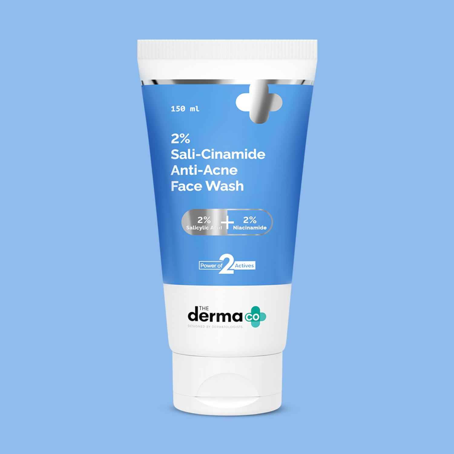 Buy The Derma Co. 2% Sali-Cinamide Anti-Acne Face Wash with 2% Salicylic Acid & 2% Niacinamide - 150 ml - Purplle