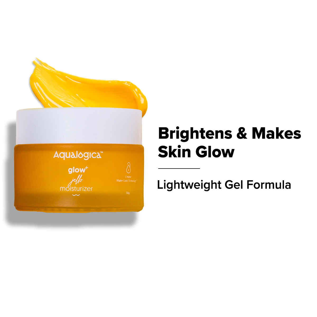 Buy Aqualogica Glow+ Jello Moisturizer with Papaya & Vitamin C 50 gm - Purplle