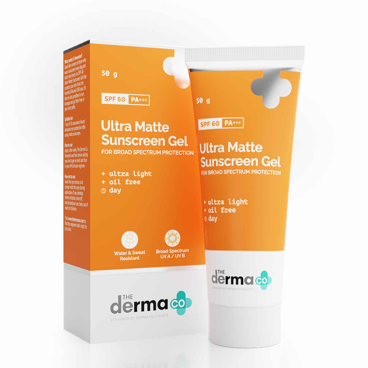 Buy The Derma co. Ultra Matte Sunscreen Gel with SPF 60 - 50 gm - Purplle