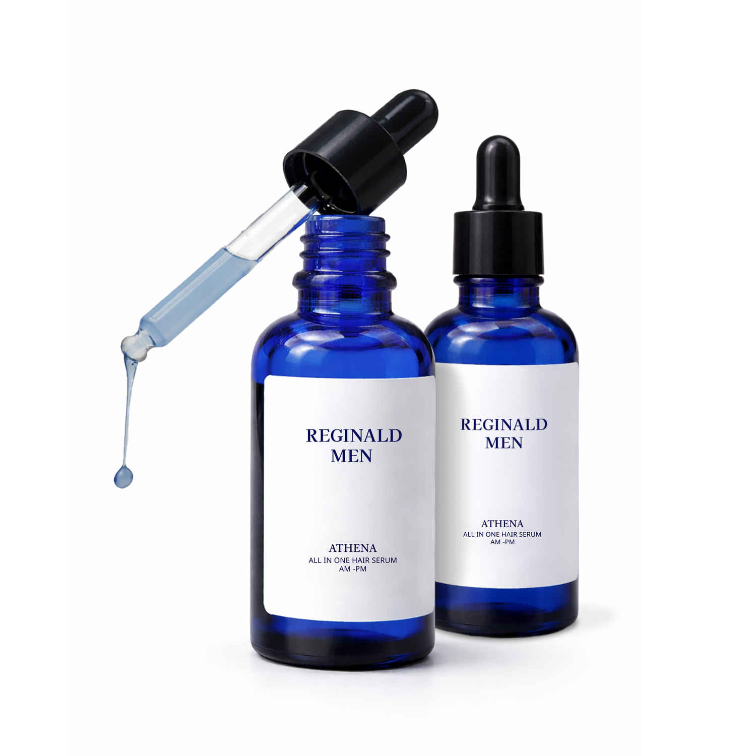 Buy Reginald Men Athena- All in one Hair Growth Serum | 30 ml x 2 | Hair Fall Control & Follicle Boost with 12 Actives | Advanced Hair Growth Serum For Scalp | Controls Hairfall & Boosts New Hair Growth (Pack of 2) - Purplle