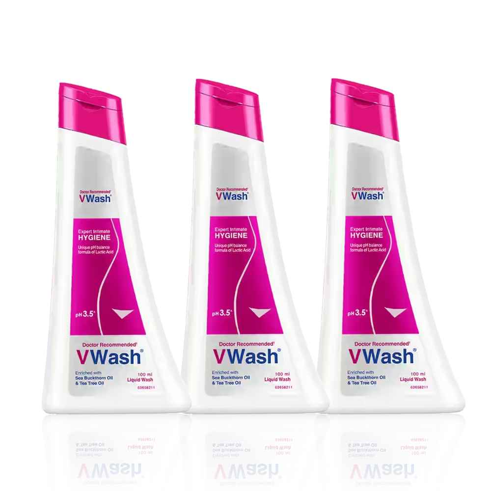 Buy VWash Plus Expert Intimate Hygiene (100 ml) (Pack of 3) - Purplle