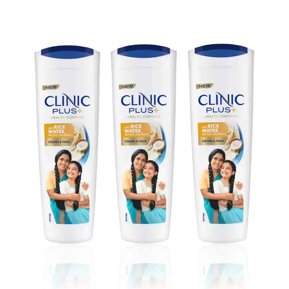Buy Clinic Plus Strong & Extra Thick Shampoo (355 ml) (Pack of 3) - Purplle