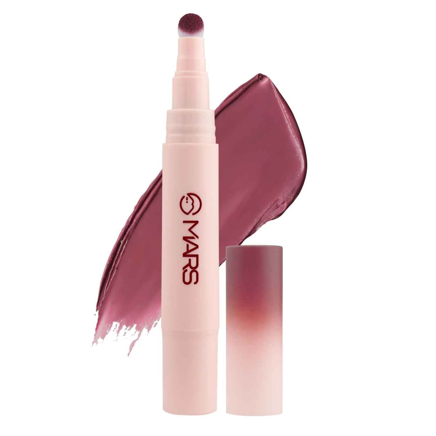 Buy MARS Lip Fuzz Blurring Lip Cream with Cushion Tip Applicator | Paraben-Free | Air-Soft Matte Lipstick | Blurred Finish | One Swipe High Color Payoff | (06-DUST PLAY) (3 ml) - Purplle