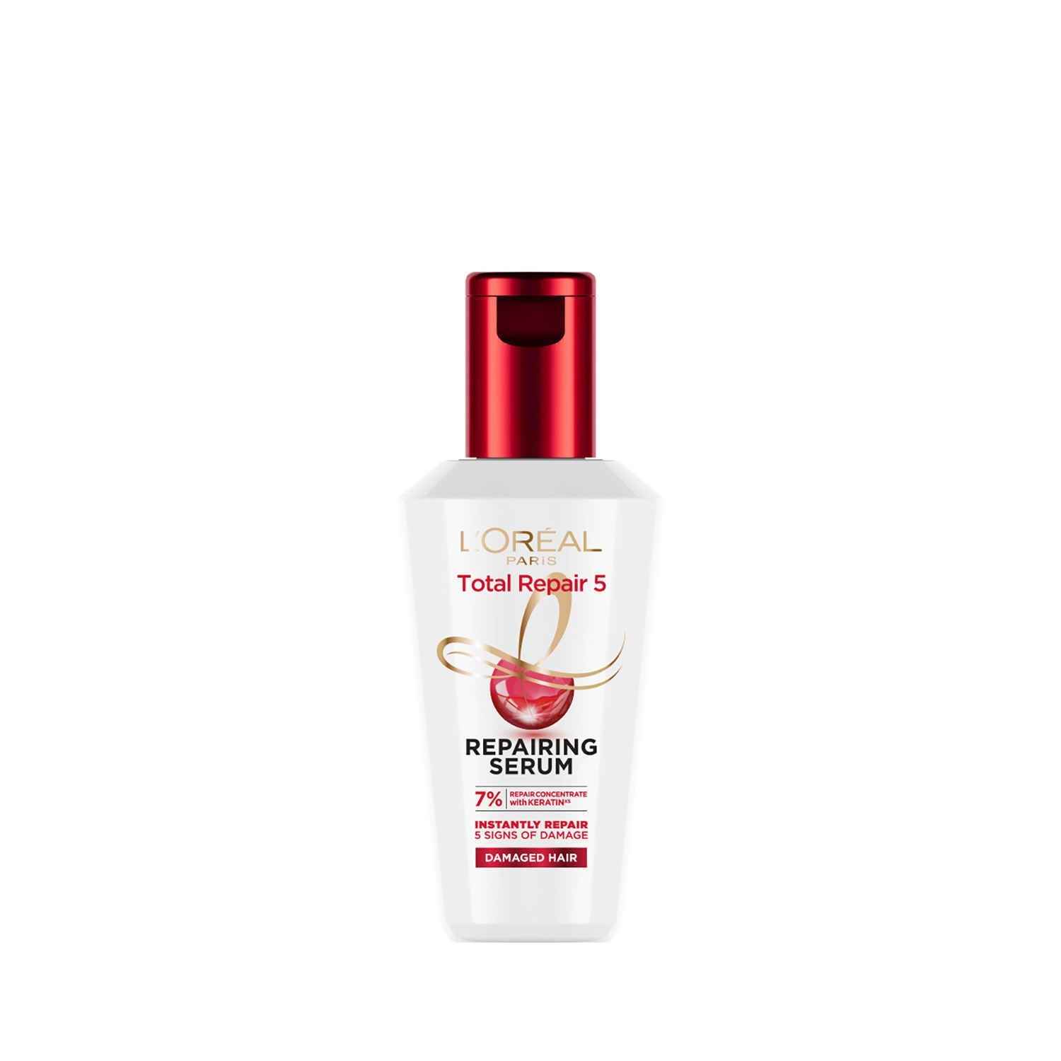 Buy L'Oreal Paris Total Repair 5 Serum (80 ml), Tester - Purplle