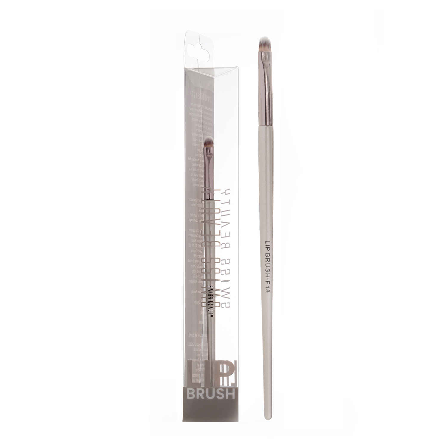 Buy Swiss Beauty Lip Brush with Soft & Synthetic Bristles | Ideal for Cream and Liquid products | Easy to hold & Precise application (1 pc) - Purplle
