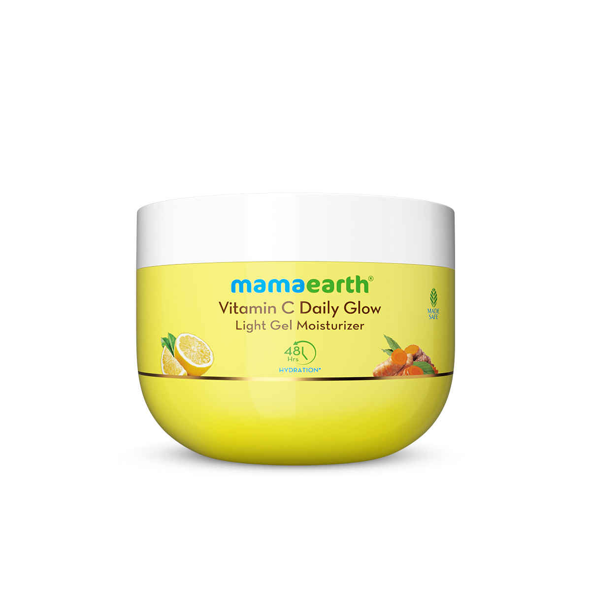 Buy Mamaearth Vitamin C Daily Glow Light Gel Moisturizer with Vit C & Turmeric for Skin Brightening 200 gm |Long-lasting, Nonsticky Hydration | Oilfree, Lightweight &Quick-absorbing |Free from HarmfulChemicals - Purplle