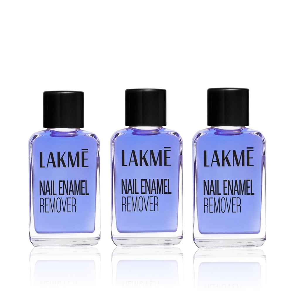 Buy Lakme Nail Polish Remover (27 ml) (Pack of 3) - Purplle