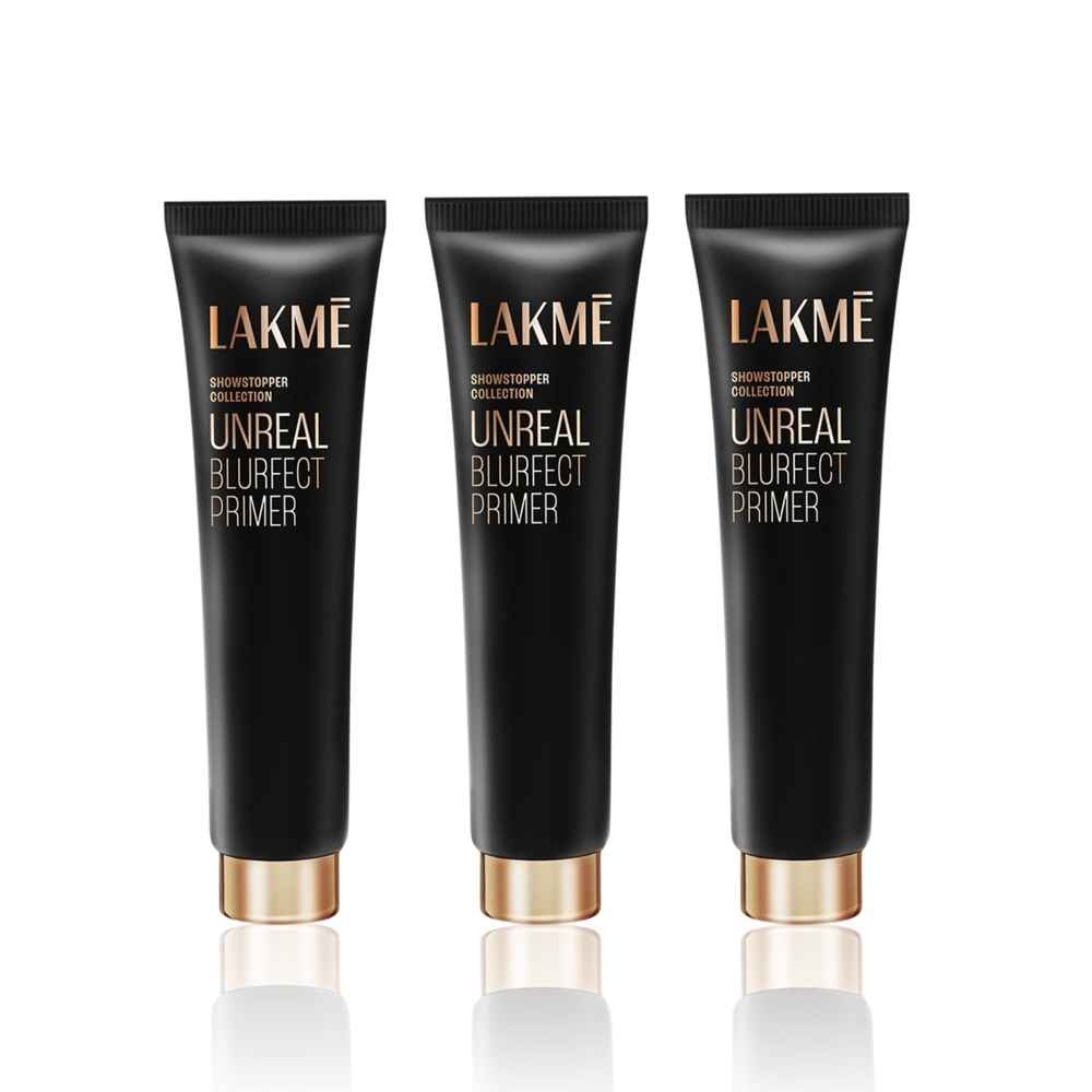 Buy Lakme Unreal Blurfect Primer | Mattifies & Blurs Pores | 10 ml (Pack of 3) - Purplle