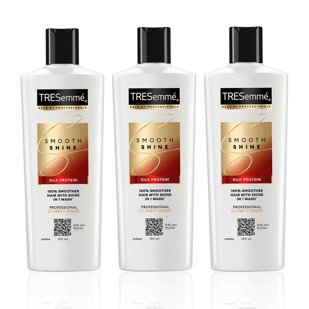 Buy TRESemme Smooth & Shine Conditioner (190 ml) (Pack of 3) - Purplle