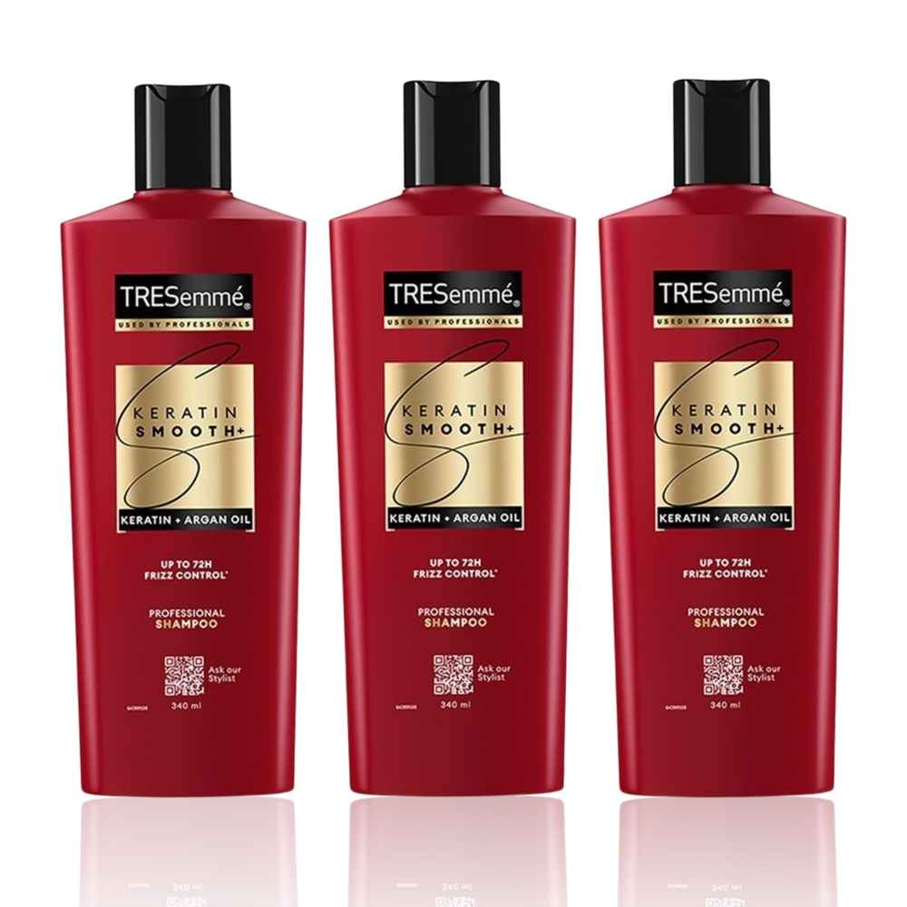 Buy TRESemme Keratin Smooth Shampoo (340 ml) (Pack of 3) - Purplle