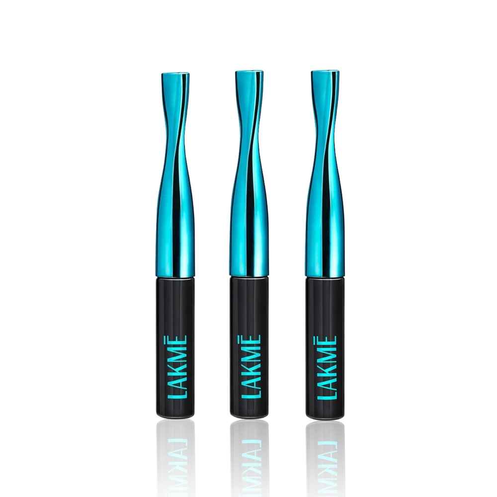 Buy Lakme 9 to 5 Eyeconic Liquid Eyeliner | Smudgeproof |Waterproof | Lasts upto 24 Hrs | Black |4.5 ml (Pack of 3) - Purplle