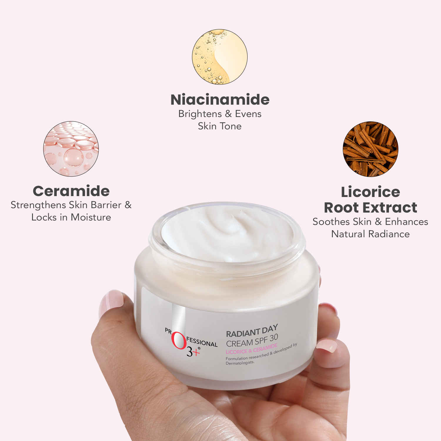 Buy O3+ Radiant Day Cream SPF 30 for Brightening & Glowing Skin (25 gm) - Purplle