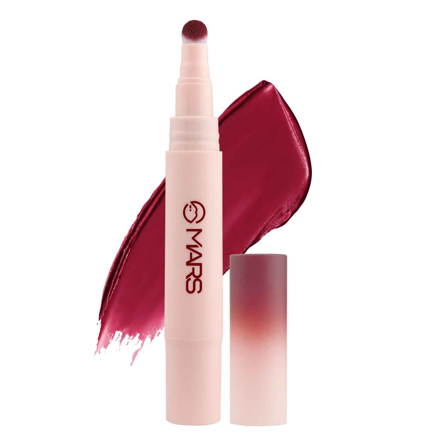 Buy MARS Lip Fuzz Blurring Mousse Cream with Cushion Tip Applicator | Paraben-Free | Air-Soft Matte Lipstick | Blurred Finish | One Swipe High Color Payoff | (05-VELVET RUSH) (3 ml) - Purplle