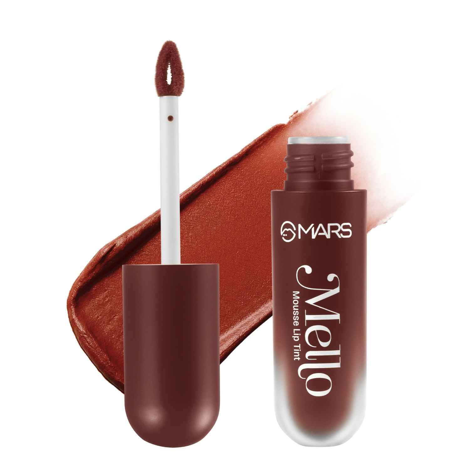 Buy MARS Mello Mousse Lip Tint | Airy Whipped Blurring Mousse | One Swipe High Pigment | Velvet Matte Finish | Lightweight & Non-Sticky | Soft Blur Line-Free Effect | (08-TOAST) (4.5 ml) - Purplle