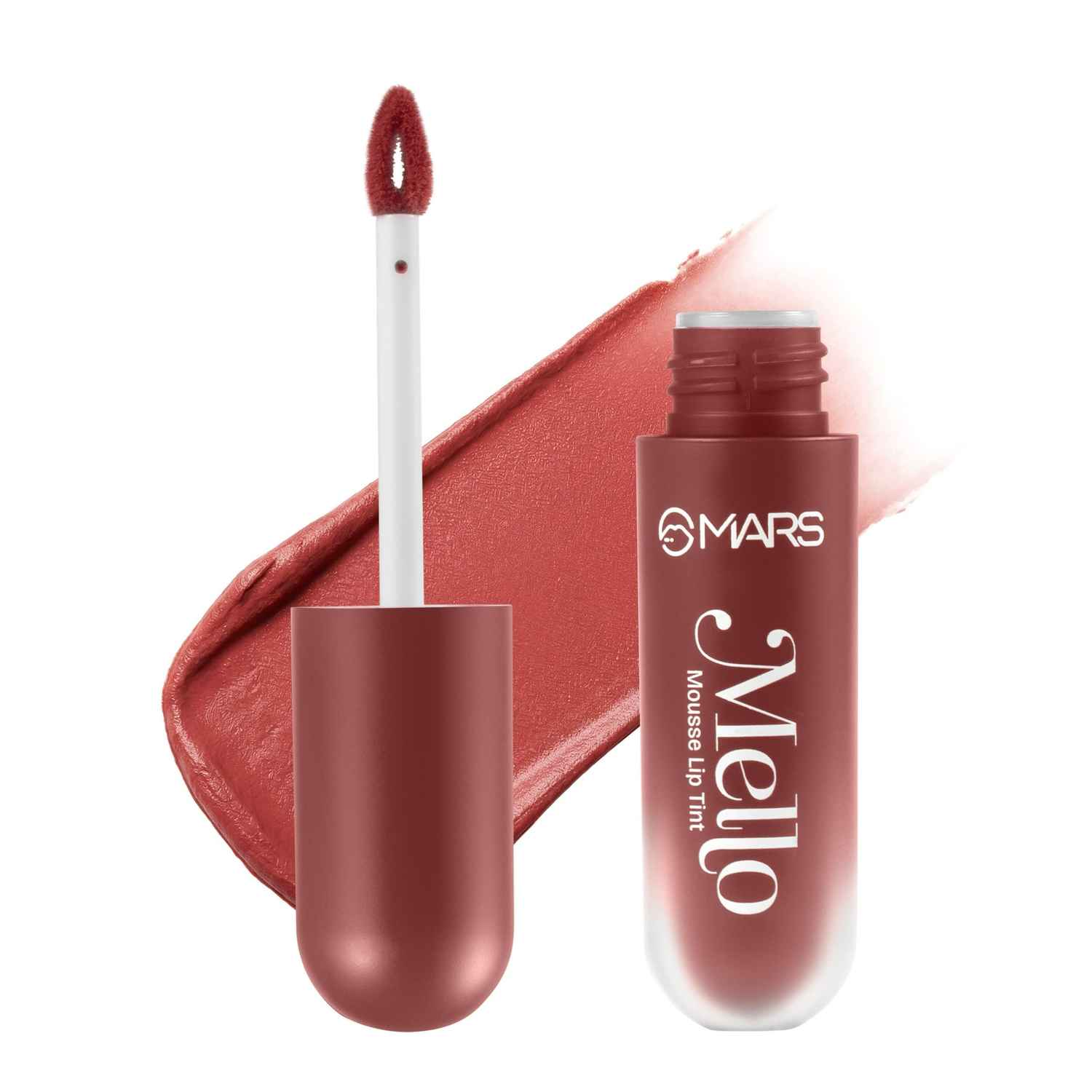 Buy MARS Mello Mousse Lip Tint | Airy Whipped Blurring Mousse | One Swipe High Pigment | Velvet Matte Finish | Lightweight & Non-Sticky | Soft Blur Line-Free Effect | (05-GUMMY) (4.5 gm) - Purplle