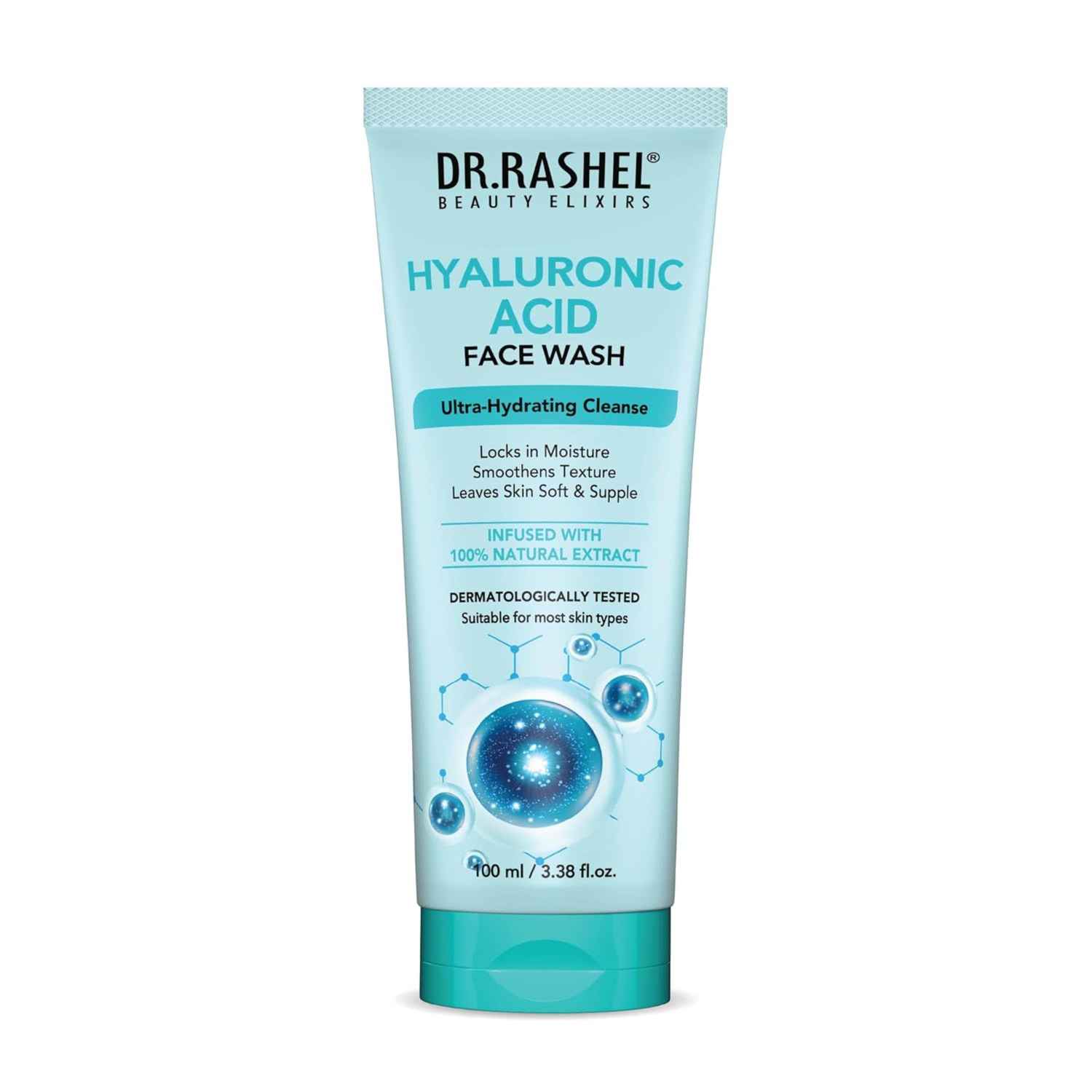 Buy Dr.Rashel Hyaluronic Acid Face Wash (100 ml) - Purplle
