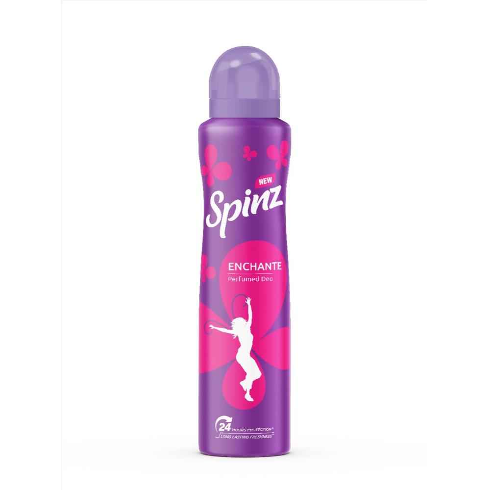 Buy Spinz Enchante Perfumed Deo for Women | International Fragrances | Long Lasting Freshness, 24 Hours Protection from Odour causing Bacteria - 150 ml - Purplle