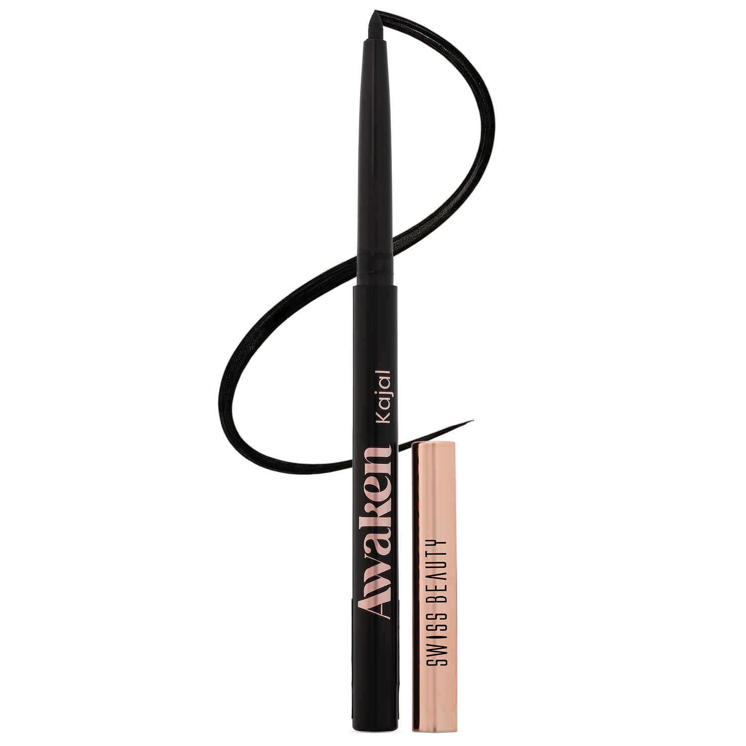 Buy Swiss Beauty Awaken Kajal | 24-Hour Stay | Waterproof | Smudge-Proof | With Vitamin E (0.2 gm) - Purplle