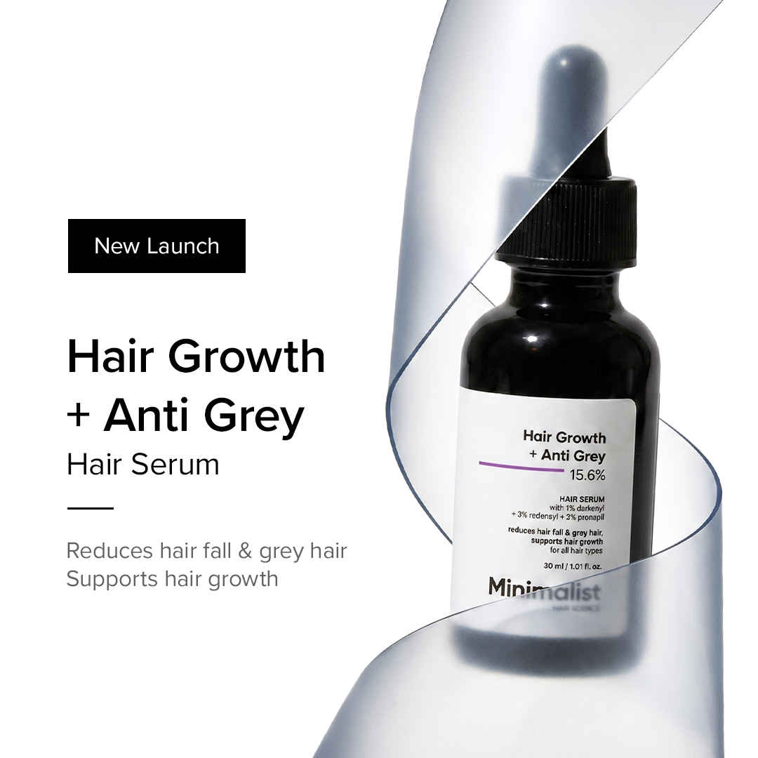 Buy Minimalist Hair Growth + Anti-Grey 15.6% Hair Serum (30 ml) - Purplle