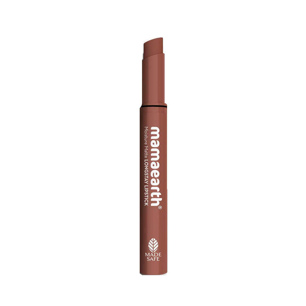 Buy Mamaearth Moisture Matte Longstay Lipstick With Avocado Oil & Vitamin E For 12 Hour Long Stay - 09 Espresso Brown - (2 gm) - Purplle
