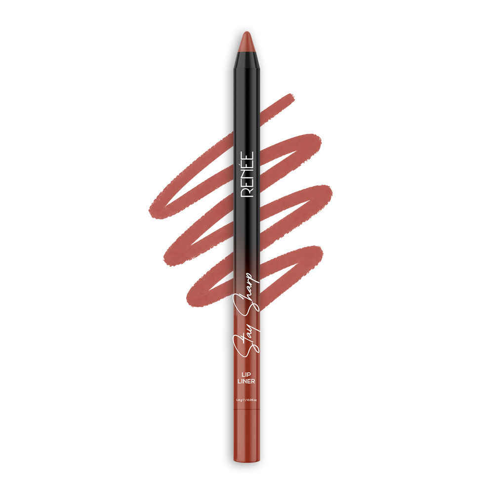 Buy RENEE Stay Sharp Lip Liner - Creamy, Matte Lip Liner, Rich Pigment | Waterproof & Smudge-Resistant, Non-Drying & Long-Lasting | Easy Glide, One-Swipe Application | Nude Luxe | (1.4 gm ) - Purplle