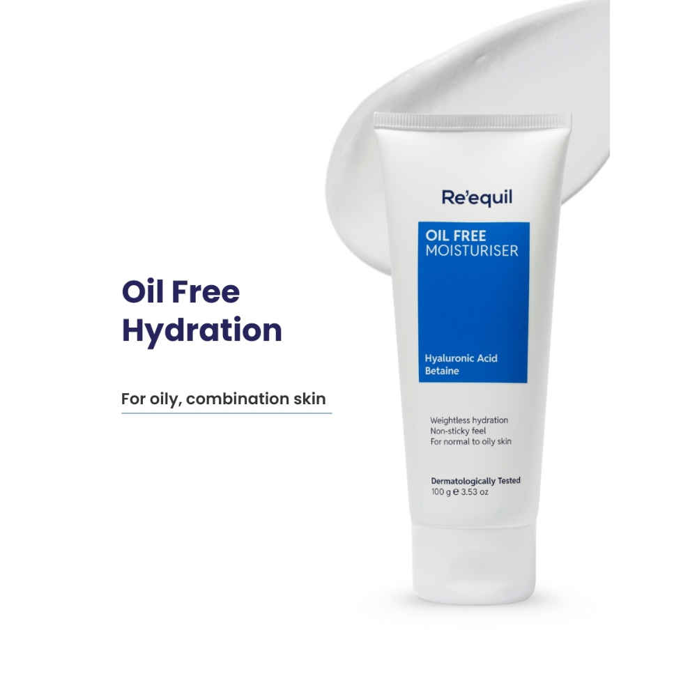 Buy Re'equil Oil Free Moisturizer For Oily Skin With Betaine 100 gm - Purplle